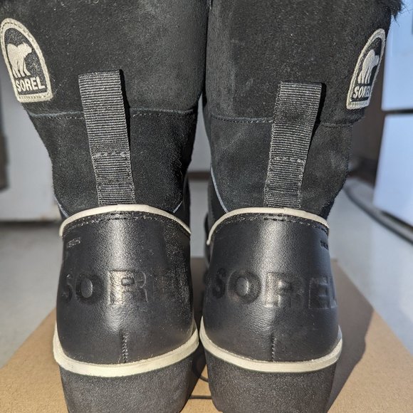 NWOT - Sorel Tivoli II Low Black waterproof snow boots Sz. 8 (fit like 7.5!) - Picture 8 of 14